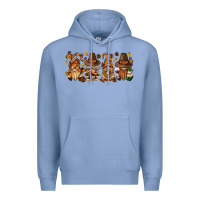 Colony Blue thanksgiving gnomies bbs Premium Hoodie - BundleAndBundleShop