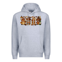 Heather Grey thanksgiving gnomies bbs Premium Hoodie - BundleAndBundleShop