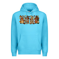 Ocean Blue thanksgiving gnomies bbs Premium Hoodie - BundleAndBundleShop