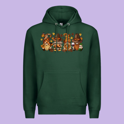 Thanksgiving Gnomies Bbs Premium Hoodie Designed By Bundleandbundleshop
