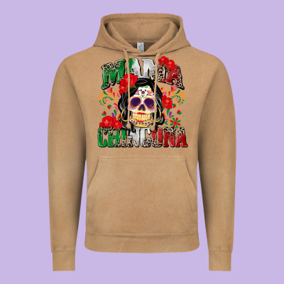 Mama Chingona Vintage Hoodie Designed By Zillion Design Studio
