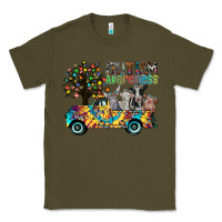 Army Green autism avareness3 Classic Tee - CowhideDigitalArt