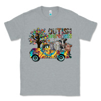 Heather Grey autism avareness3 Classic Tee - CowhideDigitalArt
