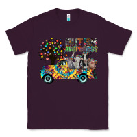 Plum autism avareness3 Classic Tee - CowhideDigitalArt