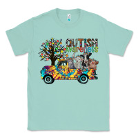 Seafoam autism avareness3 Classic Tee - CowhideDigitalArt