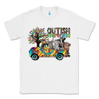 White autism avareness3 Classic Tee - CowhideDigitalArt