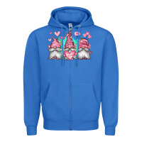 True Royal valentines day gnomes Zipper Hoodie - Jasminsmagicworld