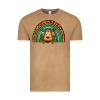 Vintage Camel reindeer rainbow christmas Vintage Tee - RanaPortraitStore
