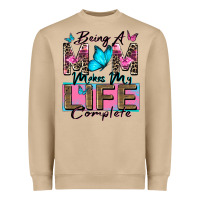Mushroom being a mom makes my life complete Heavyweight Sweatshirt - Zillion Design Studio