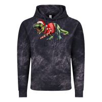 Cloud Black t rex christmas Vintage Hoodie - RanaPortraitStore
