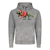 Cloud Rock t rex christmas Vintage Hoodie - RanaPortraitStore