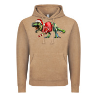Vintage Coffee t rex christmas Vintage Hoodie - RanaPortraitStore