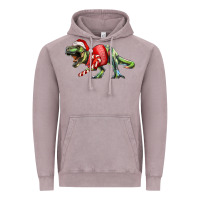 Vintage Zinc t rex christmas Vintage Hoodie - RanaPortraitStore