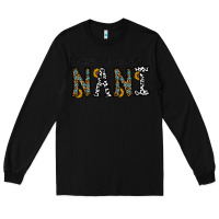 Black blessed to be called nanı Long Sleeve Tee - CowhideDigitalArt