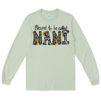 Matcha blessed to be called nanı Long Sleeve Tee - CowhideDigitalArt