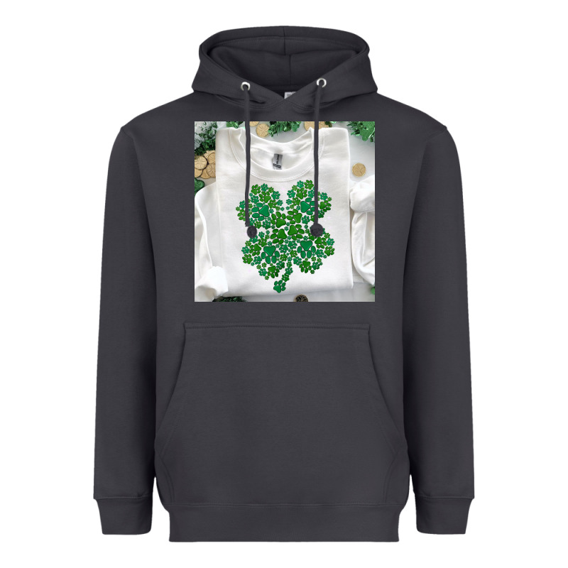 Shamrock Patterned Clothing Heavyweight Hoodie by MaliasSmallBusiness | Teevron