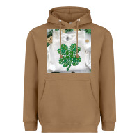 Toasted Coconut shamrock patterned clothing Heavyweight Hoodie - MaliasSmallBusiness