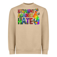 Mushroom straight against hate pride lgbtq Heavyweight Sweatshirt - texasbilliewilder
