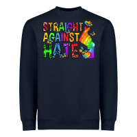 Straight Against Hate Pride Lgbtq Heavyweight Sweatshirt | Teevron