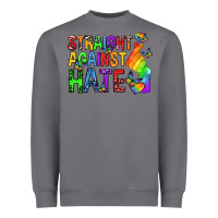 Storm straight against hate pride lgbtq Heavyweight Sweatshirt - texasbilliewilder