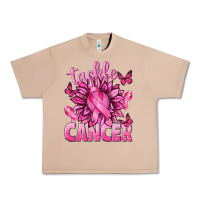 Burro Tackle Cancer with Sunflower Urban Heavy Tee - texasbilliewilder