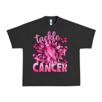 Pigment Black Tackle Cancer with Sunflower Urban Heavy Tee - texasbilliewilder