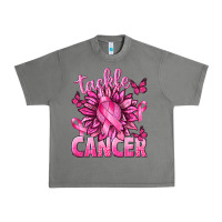 Tornado Tackle Cancer with Sunflower Urban Heavy Tee - texasbilliewilder