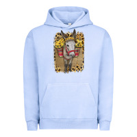 Pigment Grape Ice Donkey With Sunflowers Urban Hoodie - Bettercallsaul