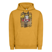 Pigment Peanut Butter Donkey With Sunflowers Urban Hoodie - Bettercallsaul