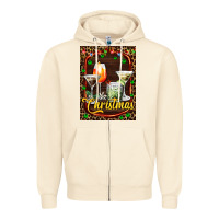 Sandshell cocktail set for Christmas Zipper Hoodie - AdoDesignShop