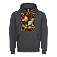 Smoke cocktail set for Christmas Zipper Hoodie - AdoDesignShop
