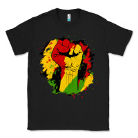 Black juneteenth fist Classic Tee - HRA Design Shop