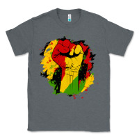 Charcoal Heather juneteenth fist Classic Tee - HRA Design Shop