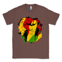 Chestnut juneteenth fist Classic Tee - HRA Design Shop