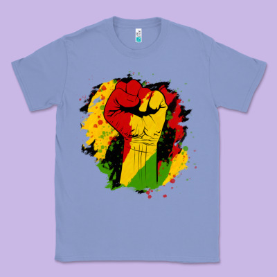 Juneteenth Fist Classic Tee Designed By Hra Design Shop