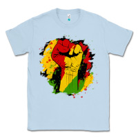 Dusty Blue juneteenth fist Classic Tee - HRA Design Shop