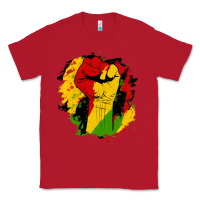 Red juneteenth fist Classic Tee - HRA Design Shop