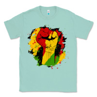 Seafoam juneteenth fist Classic Tee - HRA Design Shop