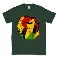 Sports Green juneteenth fist Classic Tee - HRA Design Shop