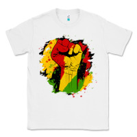 White juneteenth fist Classic Tee - HRA Design Shop