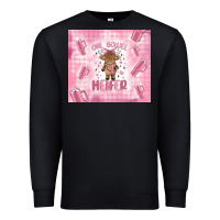 Black one boujee heifer Premium Sweatshirt - MaliasSmallBusiness
