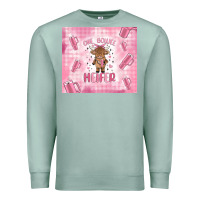 Seafoam one boujee heifer Premium Sweatshirt - MaliasSmallBusiness