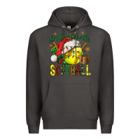 Smoke santa's favorite softball bbs Premium Hoodie - BundleAndBundleShop