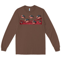 Chestnut american flag lips 16oz libbey cup Long Sleeve Tee - HRA Design Shop