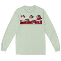 Matcha american flag lips 16oz libbey cup Long Sleeve Tee - HRA Design Shop