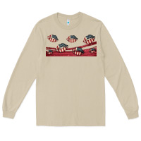 Mushroom american flag lips 16oz libbey cup Long Sleeve Tee - HRA Design Shop