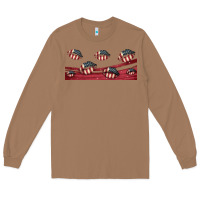 Toasted Coconut american flag lips 16oz libbey cup Long Sleeve Tee - HRA Design Shop
