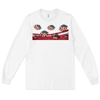 White american flag lips 16oz libbey cup Long Sleeve Tee - HRA Design Shop
