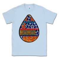 African Fabric Pattern Teardrop Earrings 4 Classic Tee | Teevron