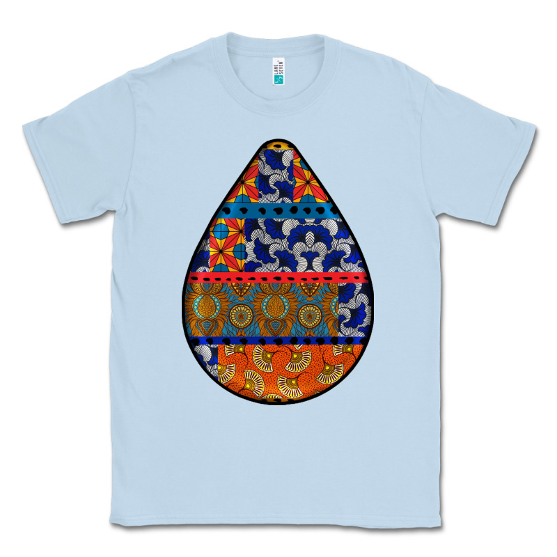 African Fabric Pattern Teardrop Earrings 4 Classic Tee by BundleAndBundleShop | Teevron